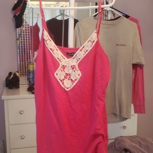American Eagle Pink Tank Top
